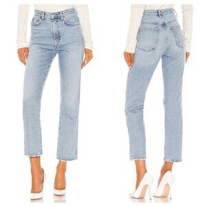 AGOLDE Pinch Waist Kick Jeans Riptide Blue Jean Straight Leg  25